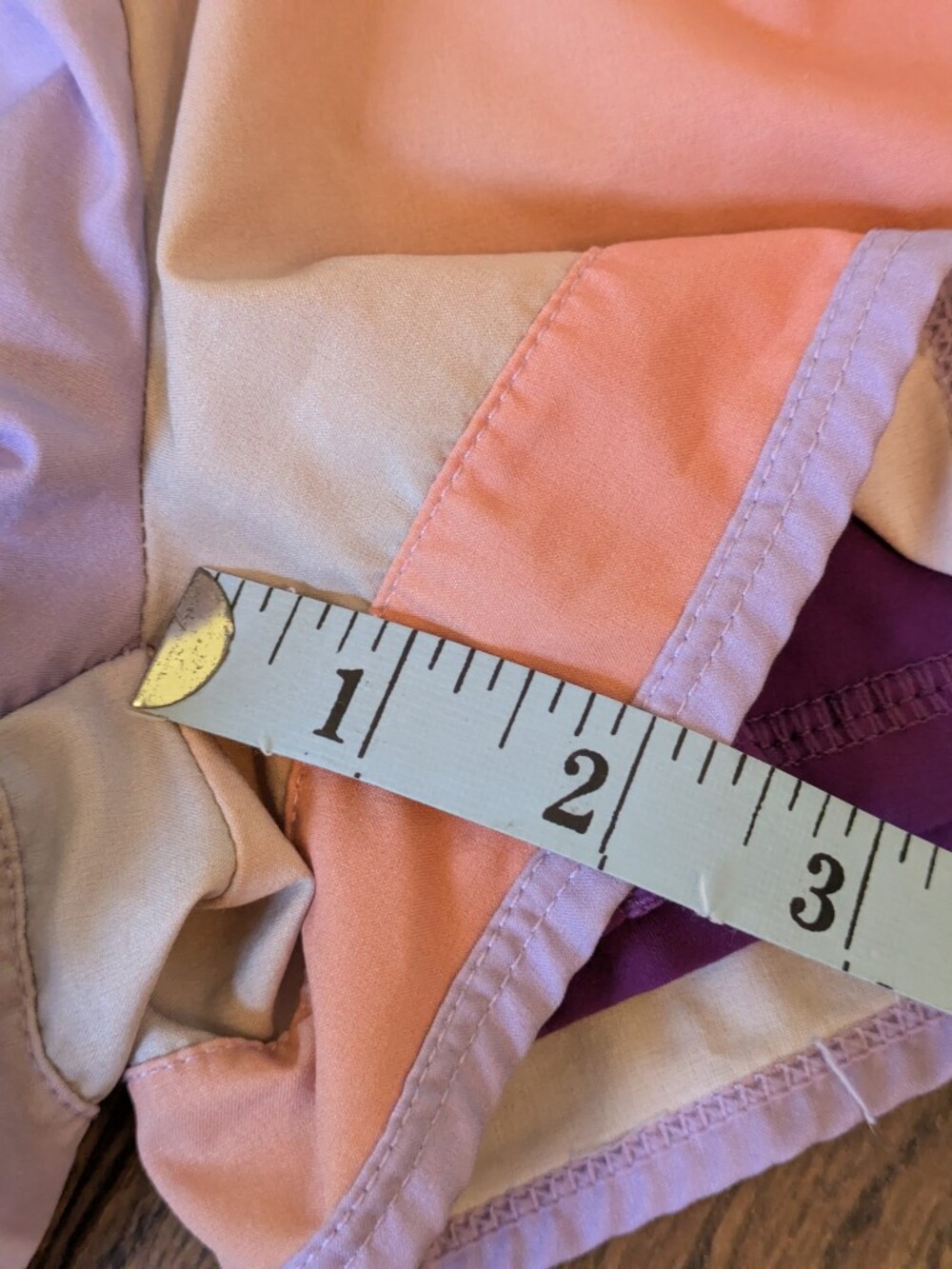 Sweaty Betty On Your Marks 2-in-1 Running Shorts Ombre Pastel Sunset Large - Picture 6 of 8